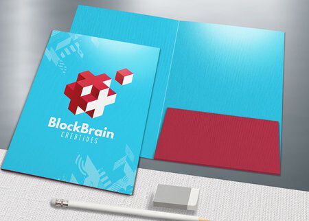 silk presentation folders